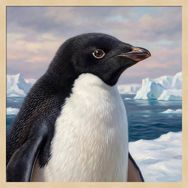 Penguin Portrait In Realism