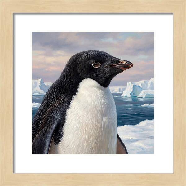 Penguin Portrait In Realism