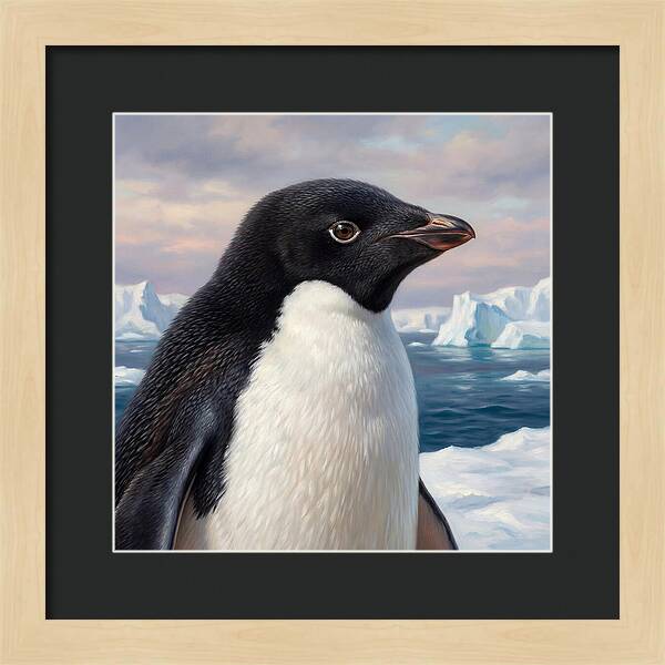 Penguin Portrait In Realism