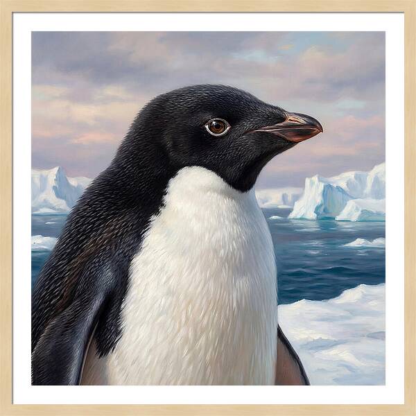 Penguin Portrait In Realism