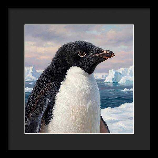 Penguin Portrait In Realism