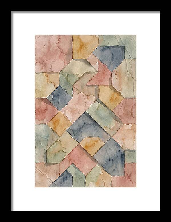 Penrose Tiling In Soft Watercolor