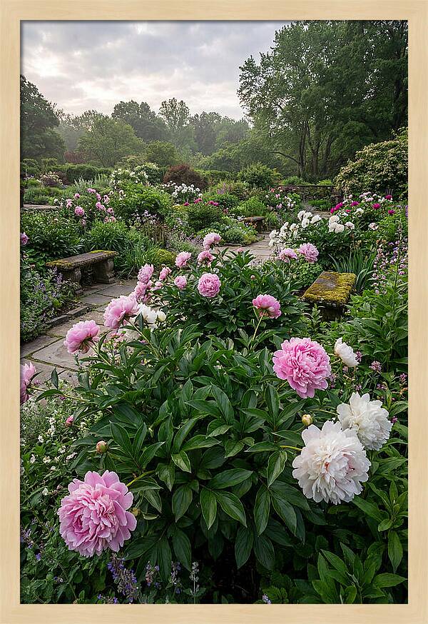 Peonies In Bloom