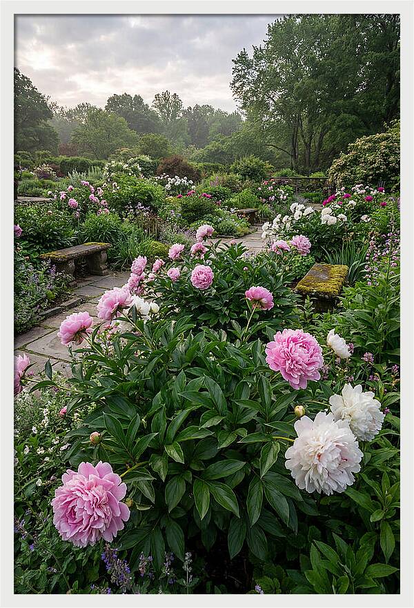 Peonies In Bloom