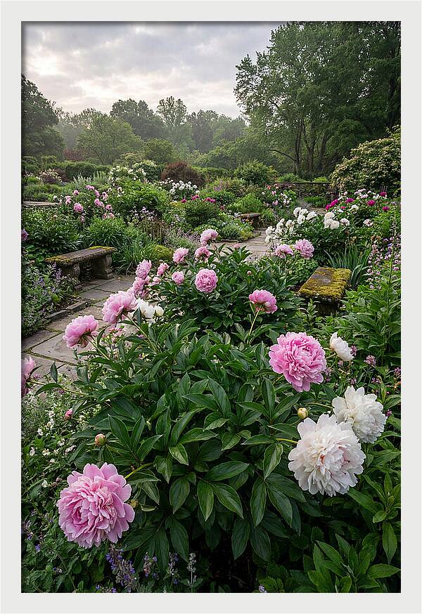 Peonies In Bloom