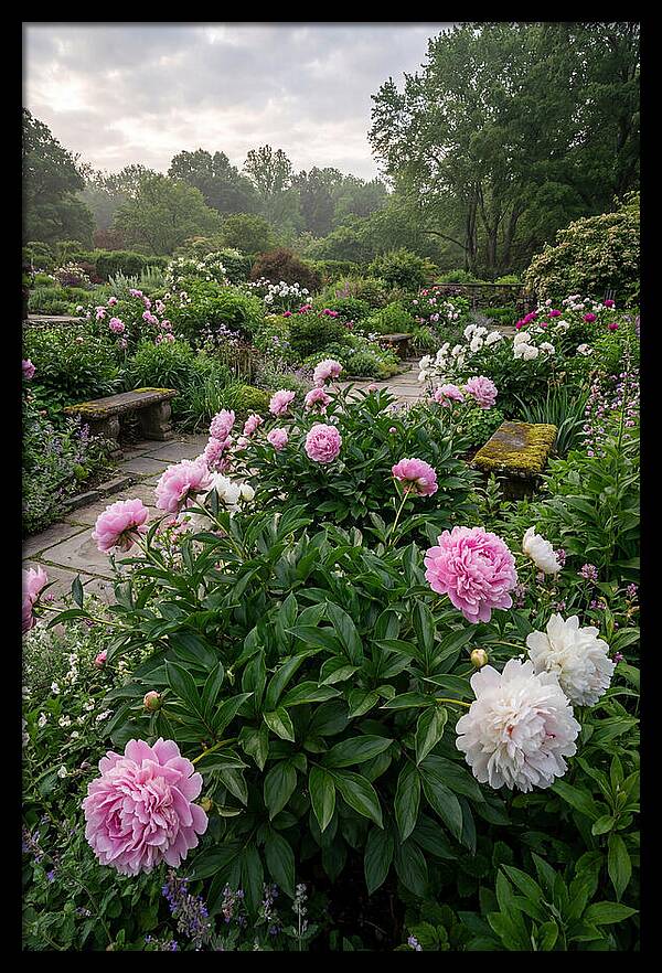 Peonies In Bloom