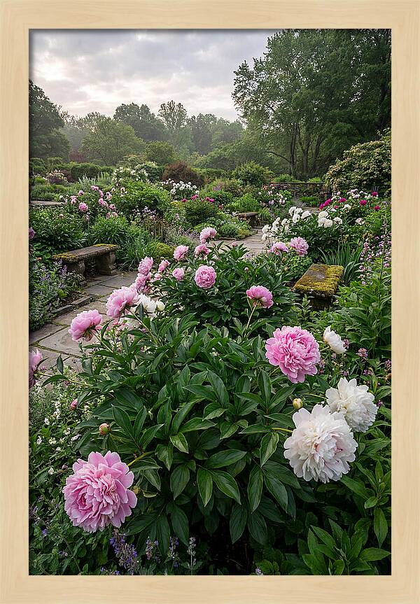 Peonies In Bloom