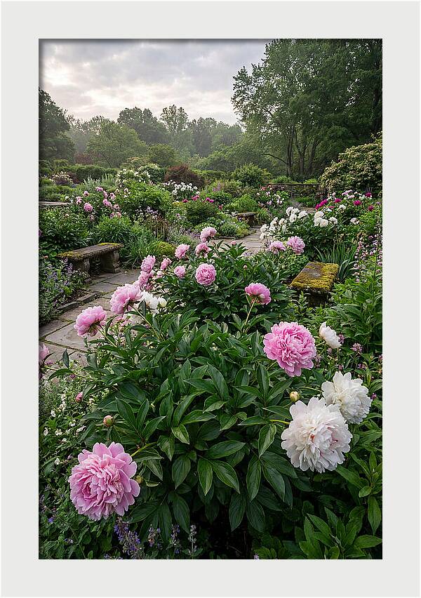 Peonies In Bloom