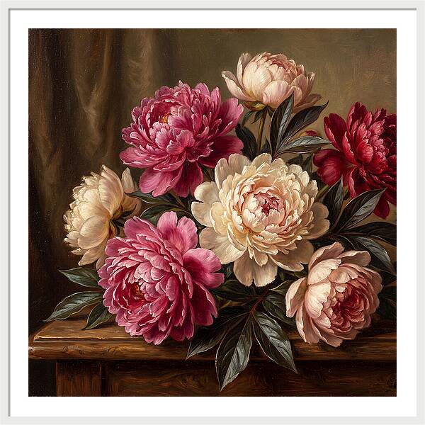 Peonies In Bloom