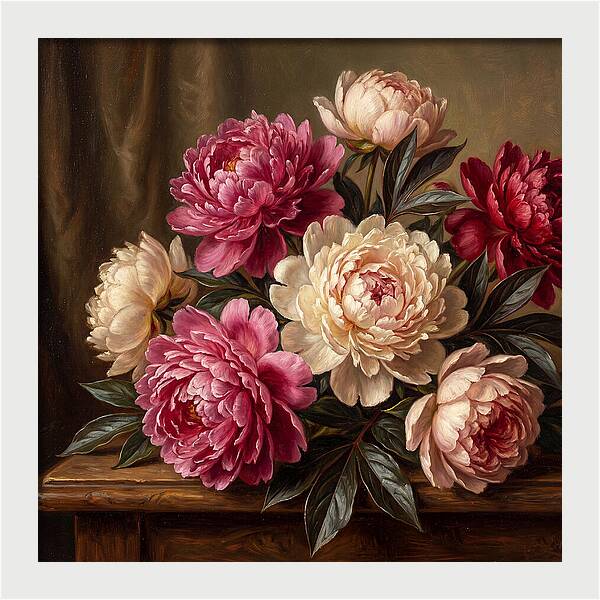 Peonies In Bloom