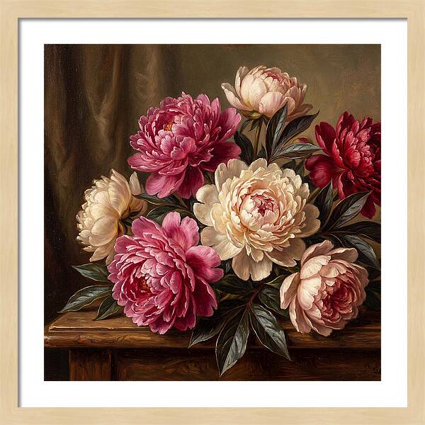 Peonies In Bloom
