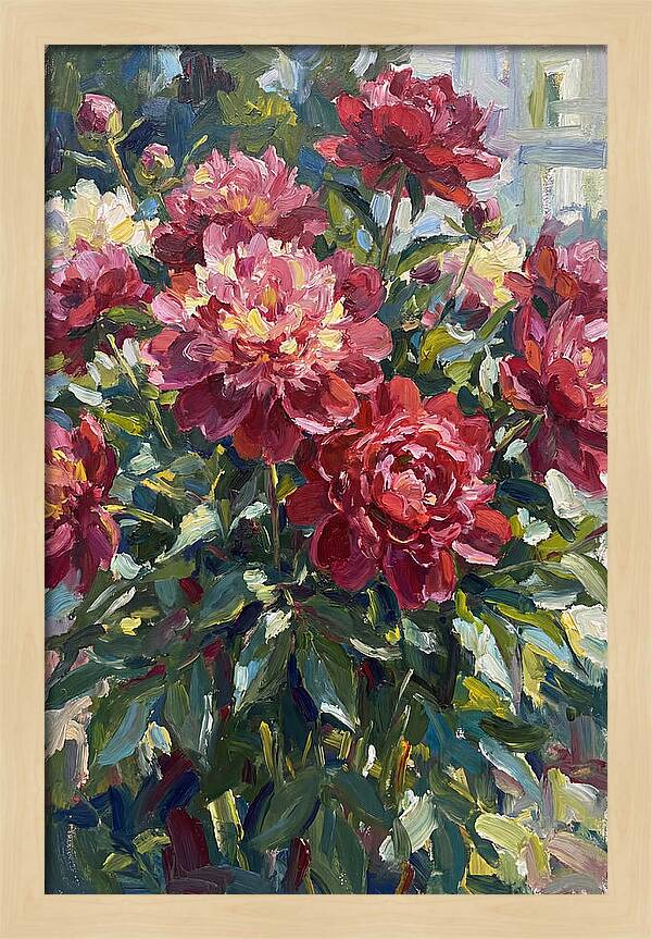 Peonies In Full Bloom