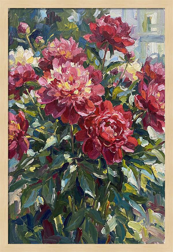 Peonies In Full Bloom
