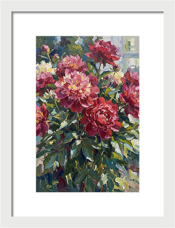Peonies In Full Bloom