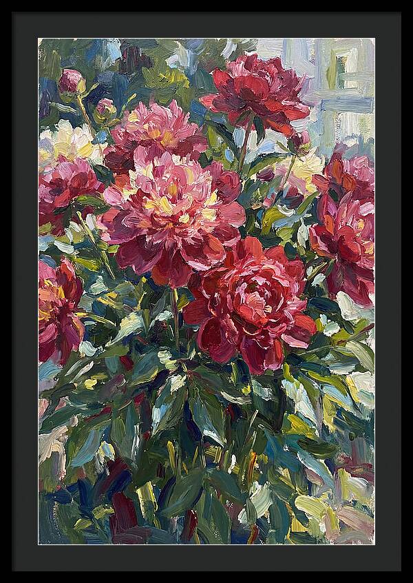 Peonies In Full Bloom