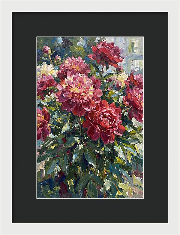 Peonies In Full Bloom