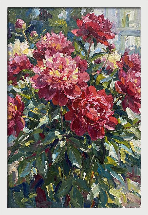 Peonies In Full Bloom