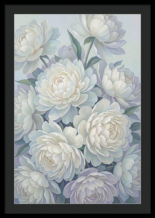 Peony Bush In Bloom