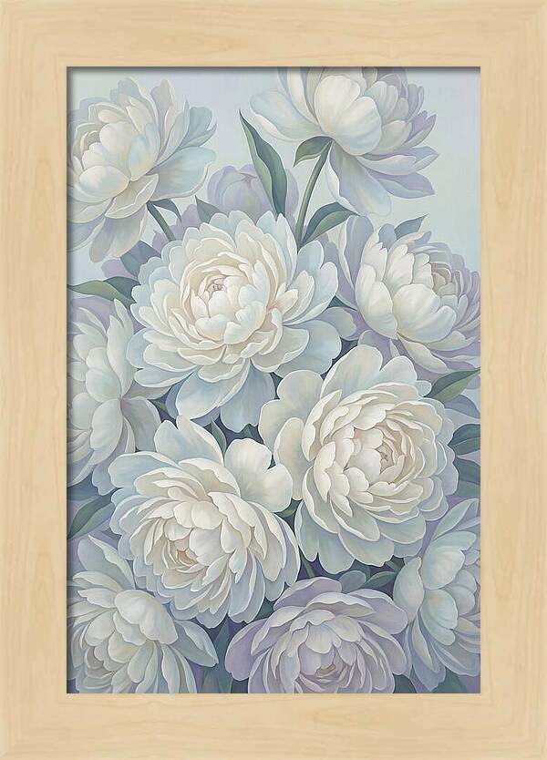Peony Bush In Bloom