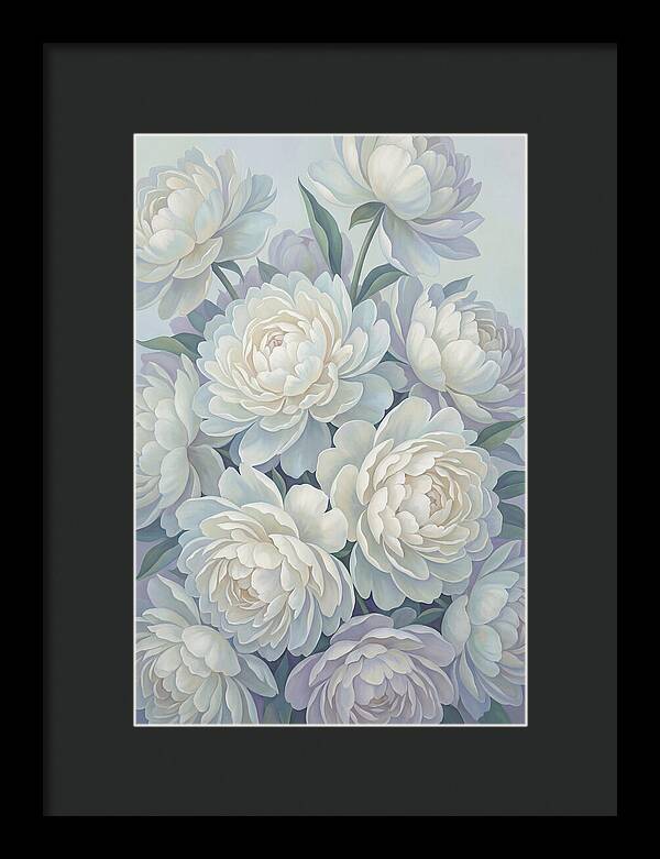 Peony Bush In Bloom