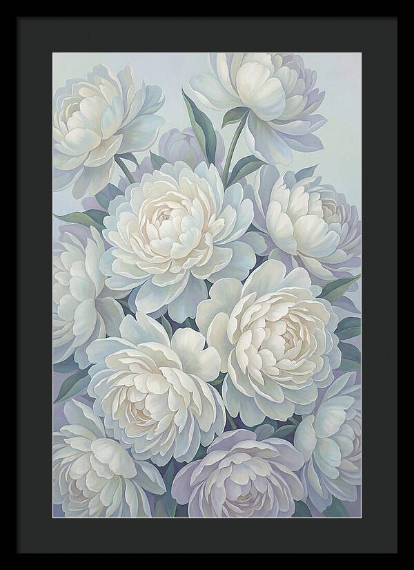 Peony Bush In Bloom