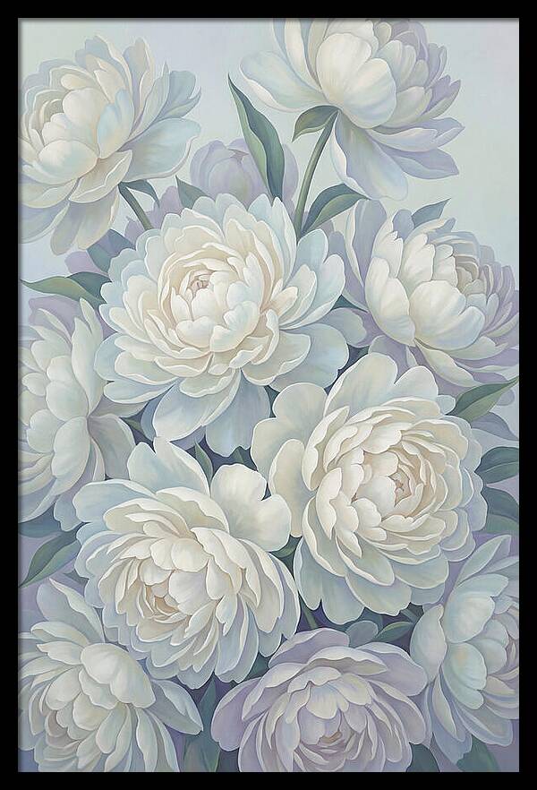 Peony Bush In Bloom