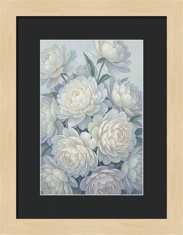 Peony Bush In Bloom