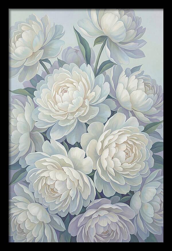 Peony Bush In Bloom