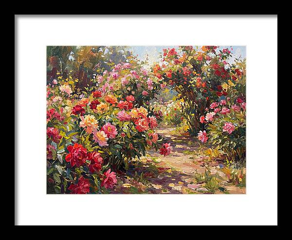 Peony Garden Pathway