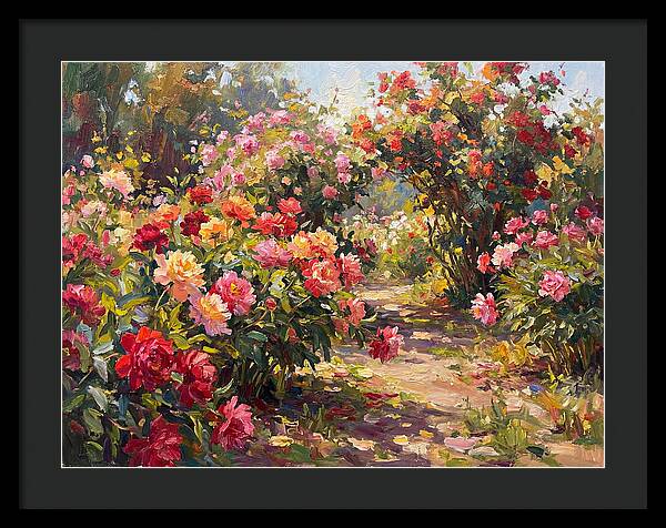 Peony Garden Pathway