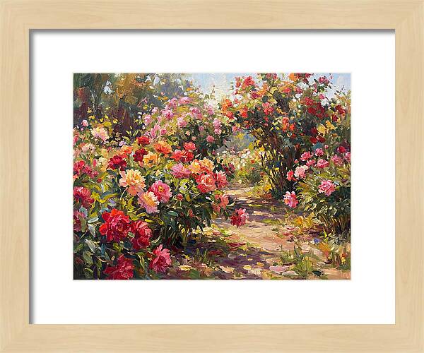 Peony Garden Pathway