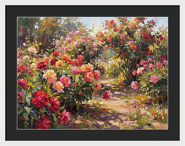 Peony Garden Pathway