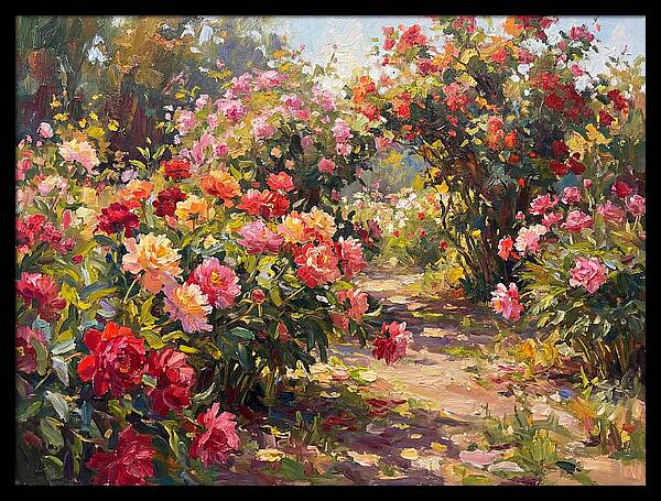 Peony Garden Pathway