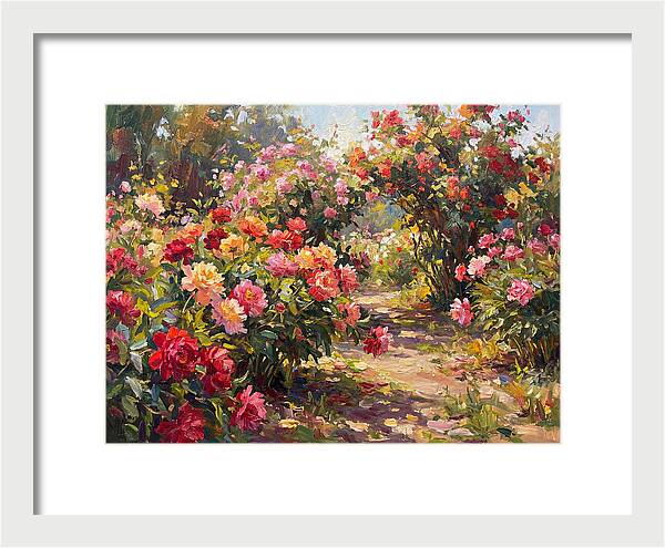 Peony Garden Pathway