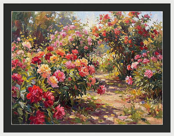 Peony Garden Pathway
