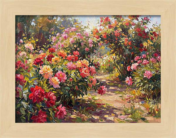 Peony Garden Pathway