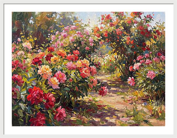 Peony Garden Pathway