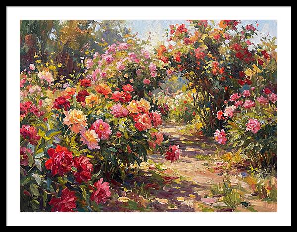Peony Garden Pathway
