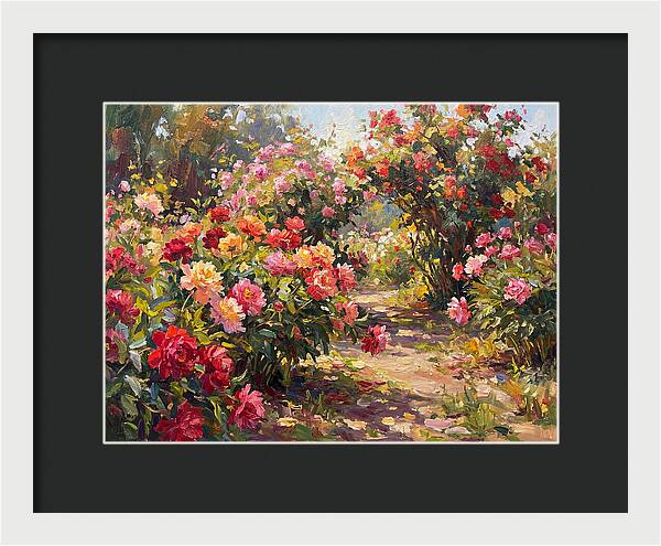Peony Garden Pathway