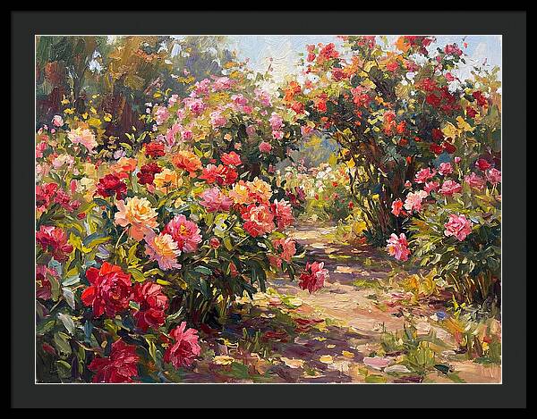Peony Garden Pathway