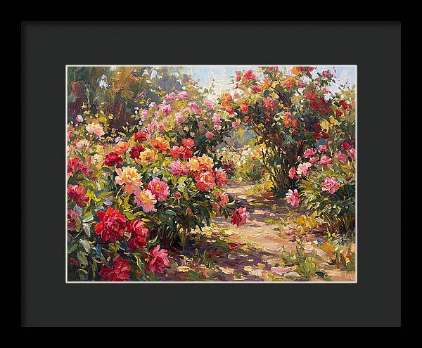 Peony Garden Pathway