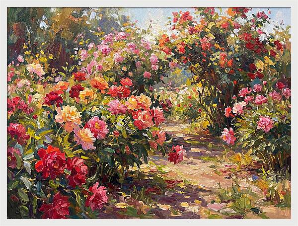 Peony Garden Pathway