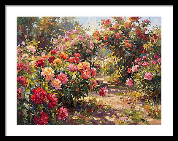 Peony Garden Pathway