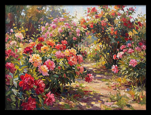 Peony Garden Pathway
