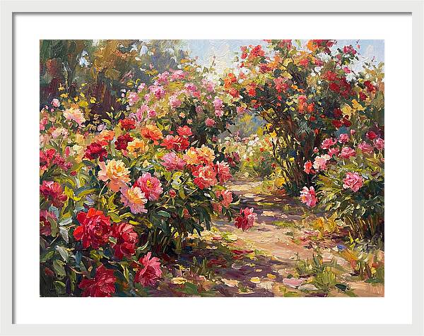 Peony Garden Pathway