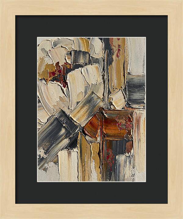 Peony Palette Knife Abstract