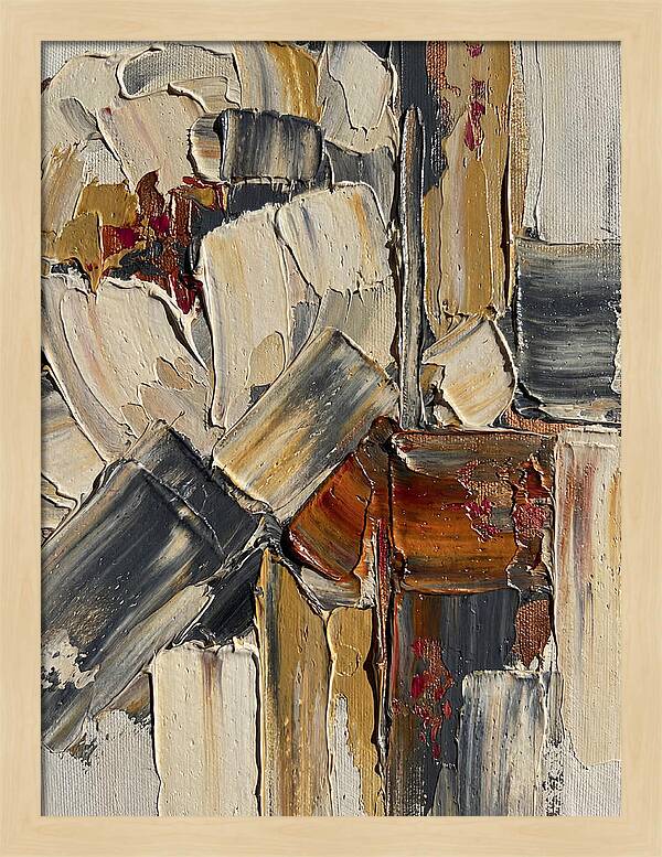 Peony Palette Knife Abstract