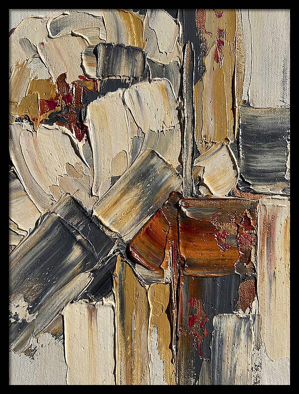 Peony Palette Knife Abstract
