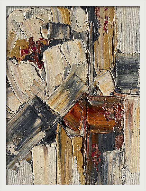 Peony Palette Knife Abstract