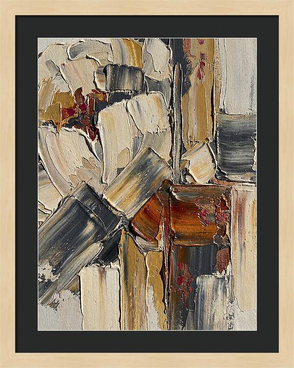 Peony Palette Knife Abstract
